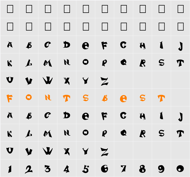 DS Sharper Character Map