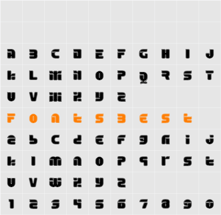 Eraser Character Map