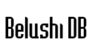 Belushi DB Font Image