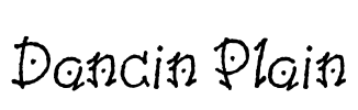Dancin Plain Font Image