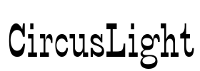 CircusLight Font Image