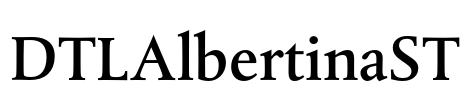 DTLAlbertinaST Font Image