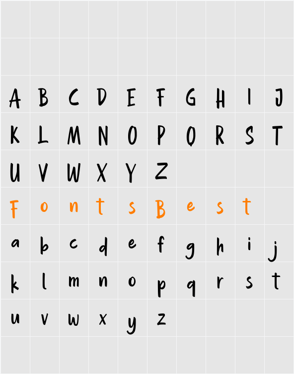 Hollaboi FREE Character Map