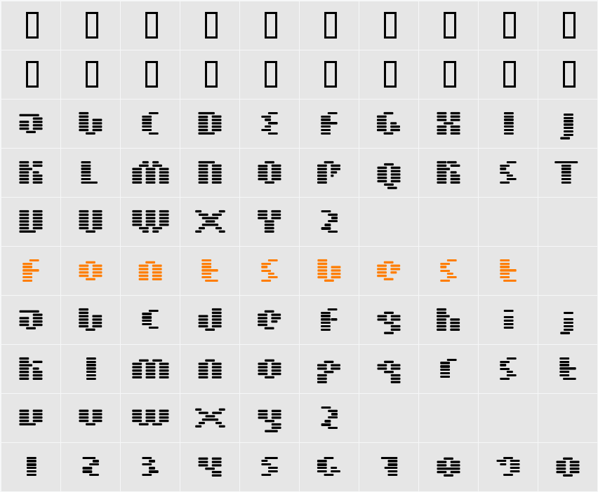 BN Moog Boy Character Map