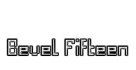 Bevel Fifteen Font Image