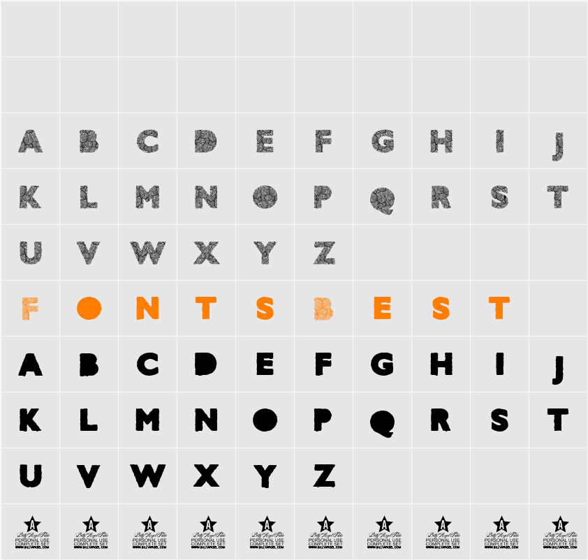 AMAZONIC PERSONAL USE Character Map