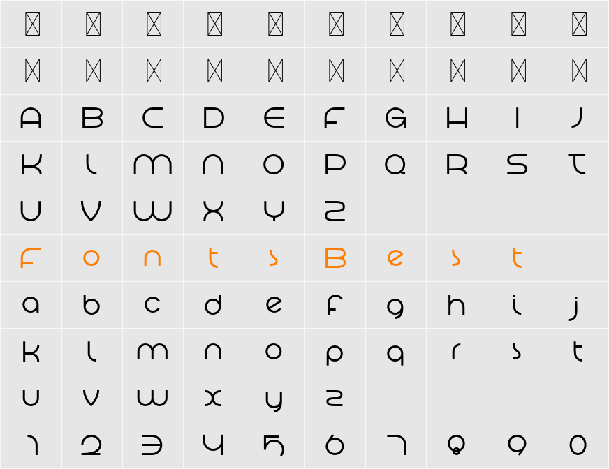 Beacon Character Map