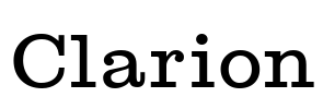 Clarion Font Image