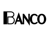 Banco Font Image