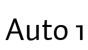 Auto 1 Font Image