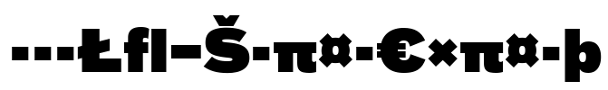 BauLF-SuperExpert Font Image