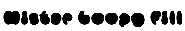 Mister Loopy Fill Font Image