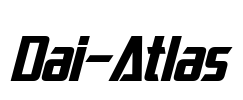 Dai-Atlas Font Image
