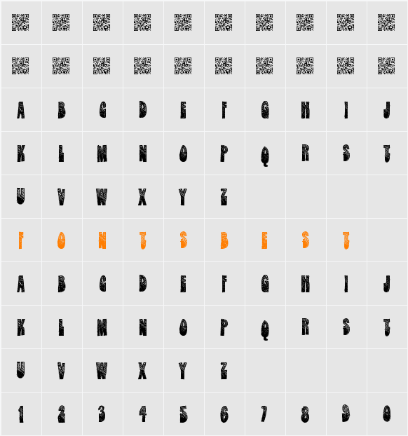 DarkStars Character Map