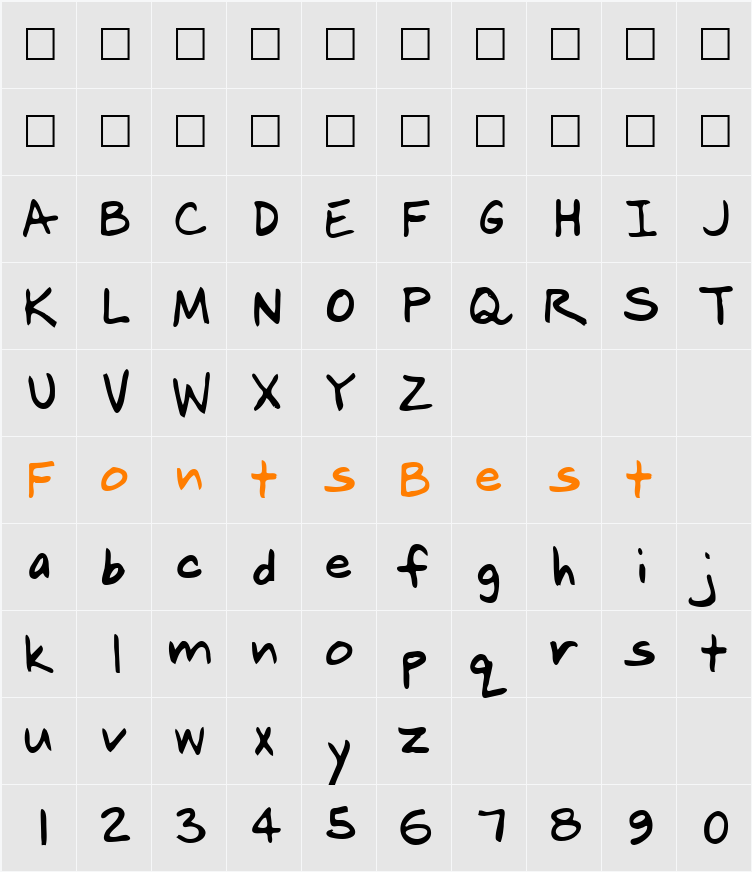 Mook Character Map