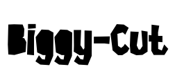 Biggy-Cut Font Image