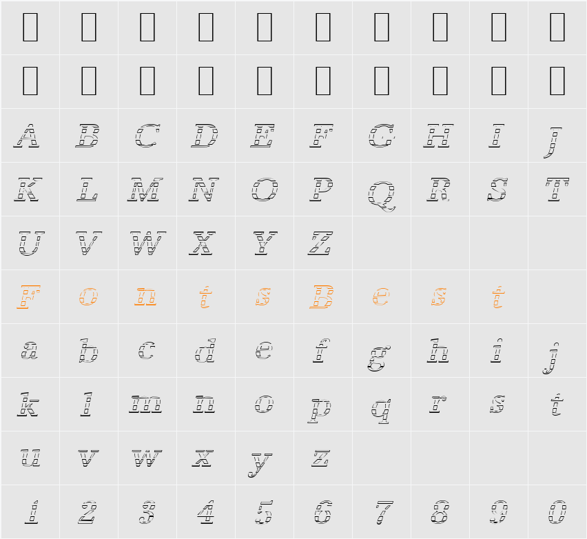 AntiquaGo Character Map