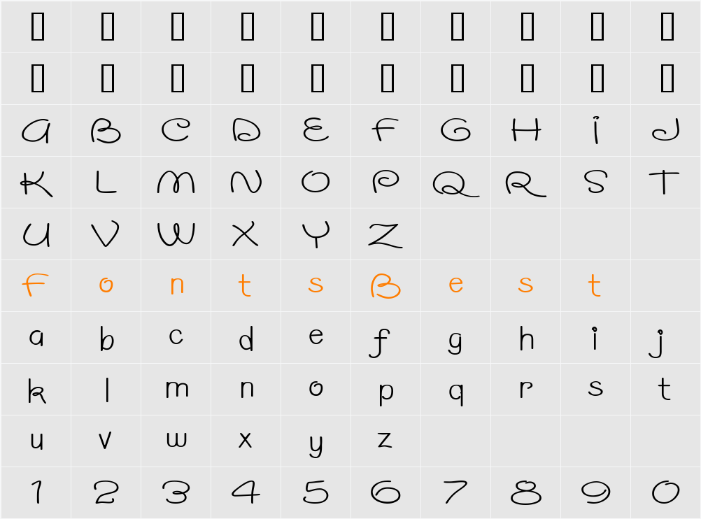 Morning Limerick BTN Exp Character Map