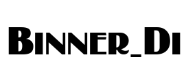 Binner_Di Font Image