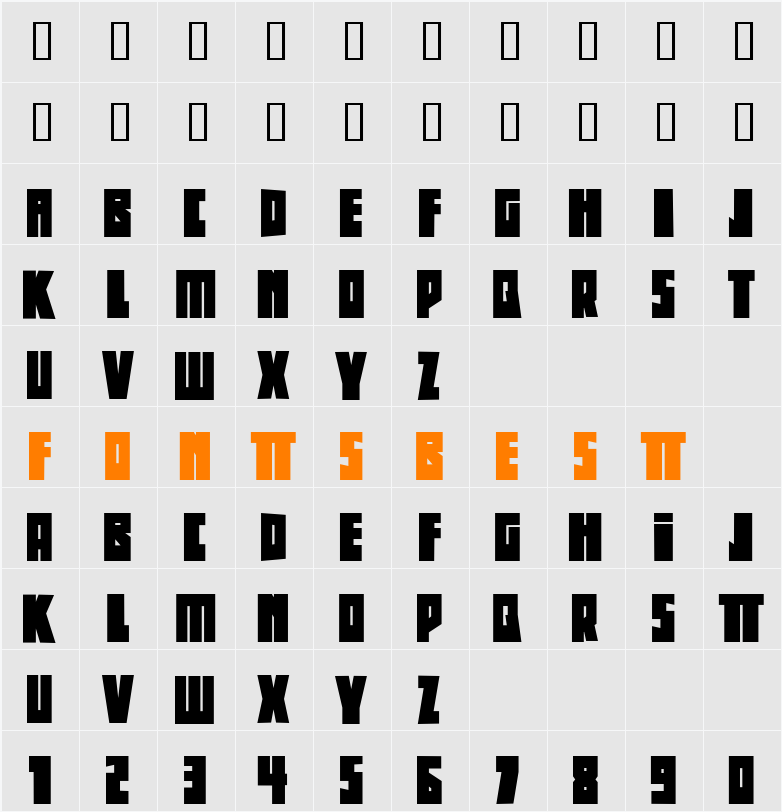 Beethoven Character Map
