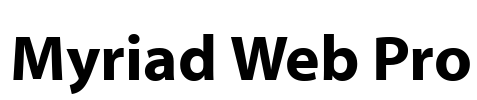Myriad Web Pro