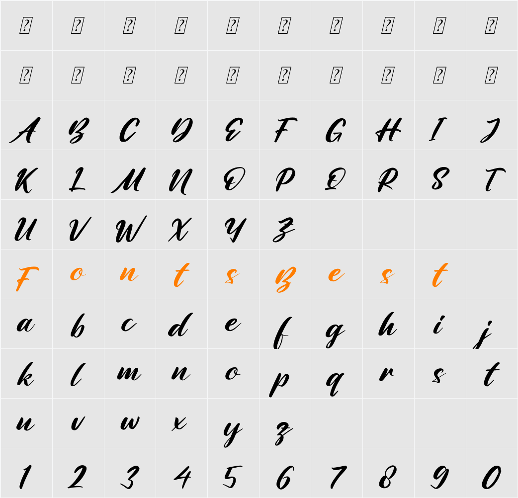 Amattera Million Character Map