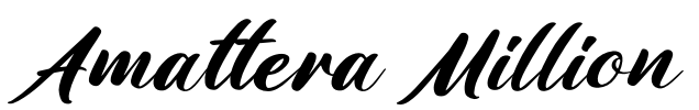 Amattera Million Font Image