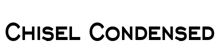 Chisel Condensed Font Image