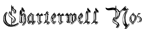 Charterwell No5 Font Image
