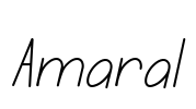 Amaral Font Image