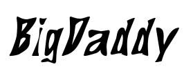 BigDaddy Font Image