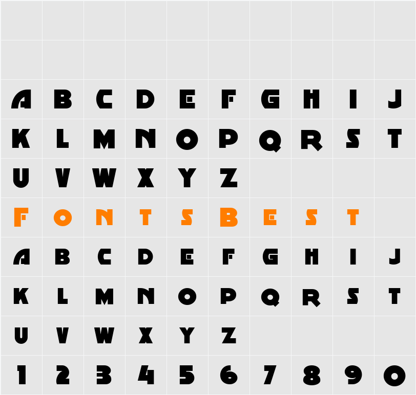 Minstrel Poster NF Character Map