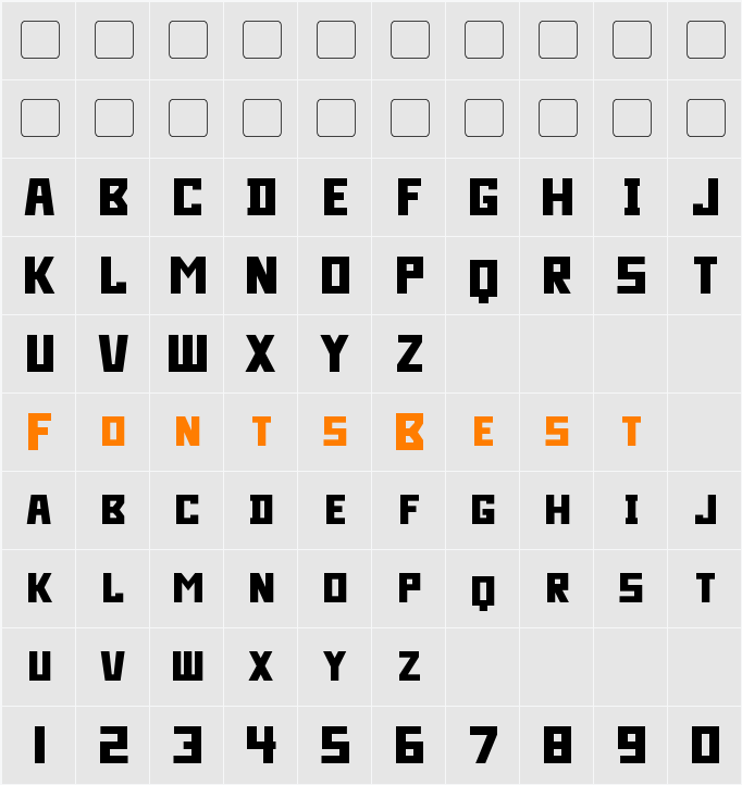 Bidan Character Map