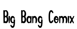 Big Bang Comix Font Image