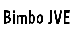 Bimbo JVE Font Image