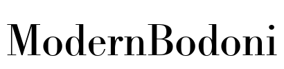 ModernBodoni