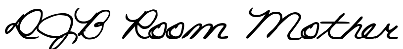 DJB Room Mother Font Image