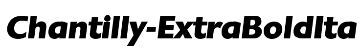 Chantilly-ExtraBoldIta