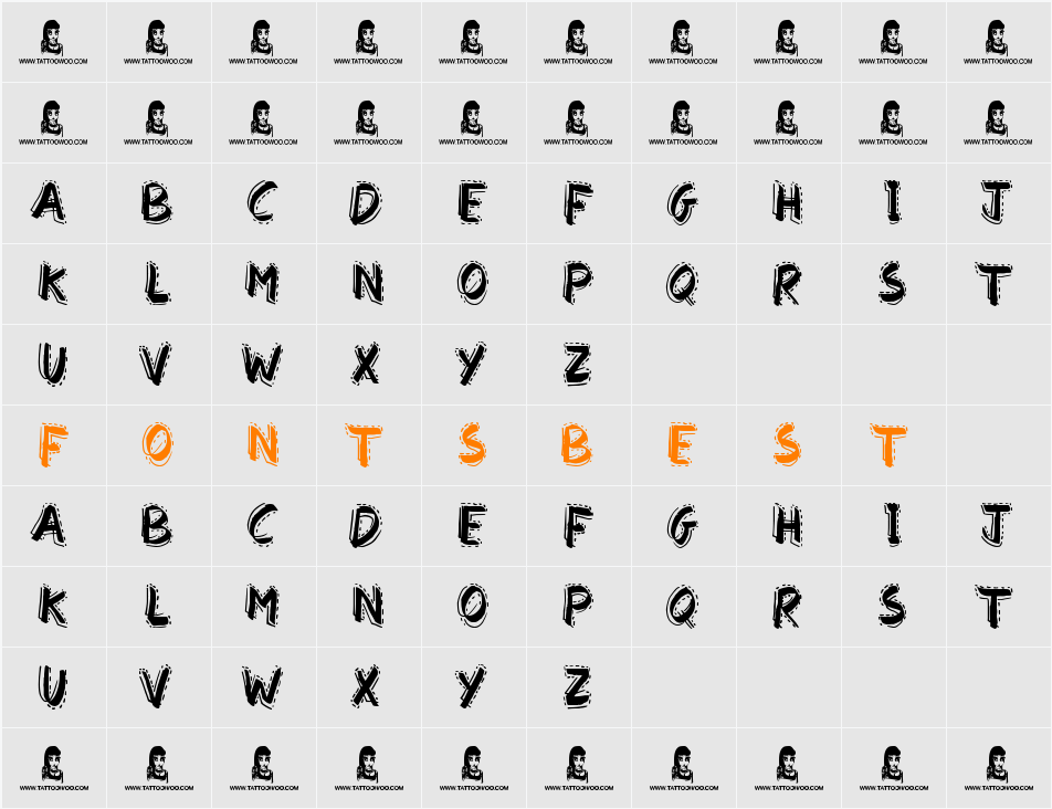 Find a Way Character Map