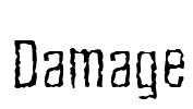 Damage Font Image