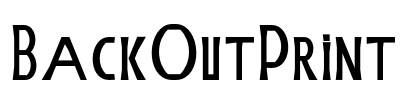 BackOutPrint