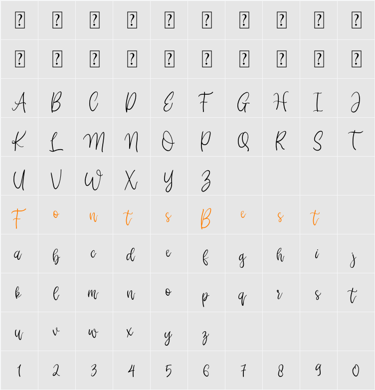 Beauty Anastasya Character Map