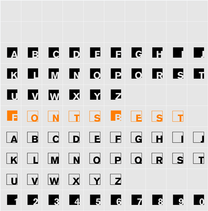 ABCLogosXYZ Character Map