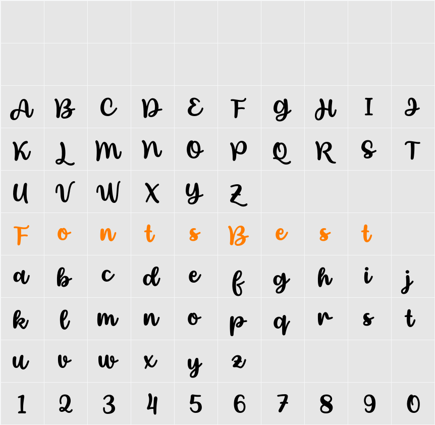 Beauty Adesha Character Map