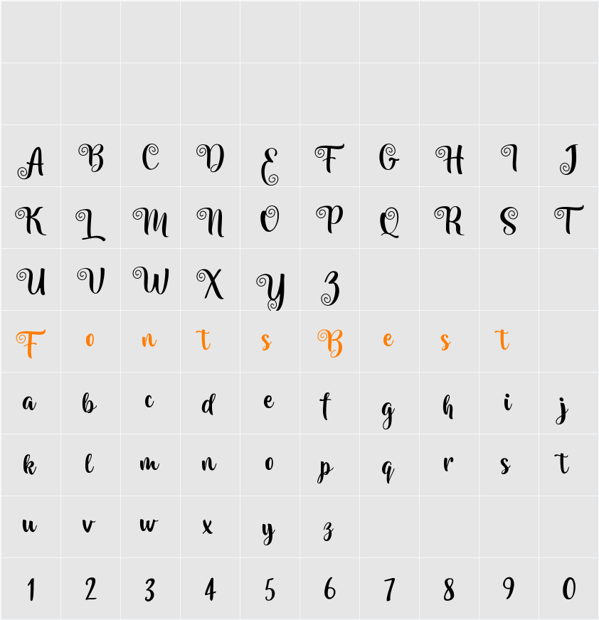Amilya Character Map