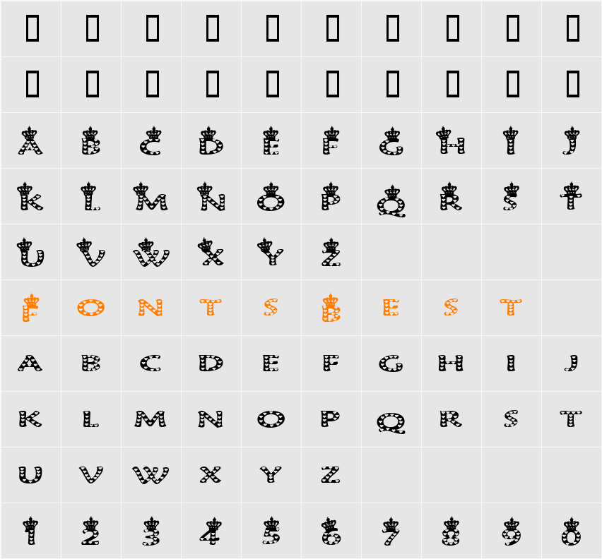 JI-Kernel Character Map