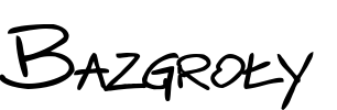 Bazgroły Font Image