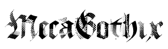 MecaGothix Font Image