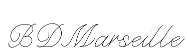 BDMarseille Font Image
