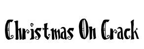 Christmas On Crack Font Image